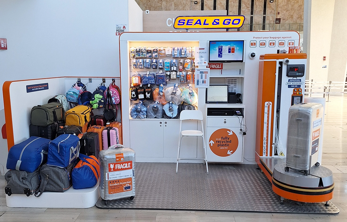 Seal and go location Belgrade airport terminal 1