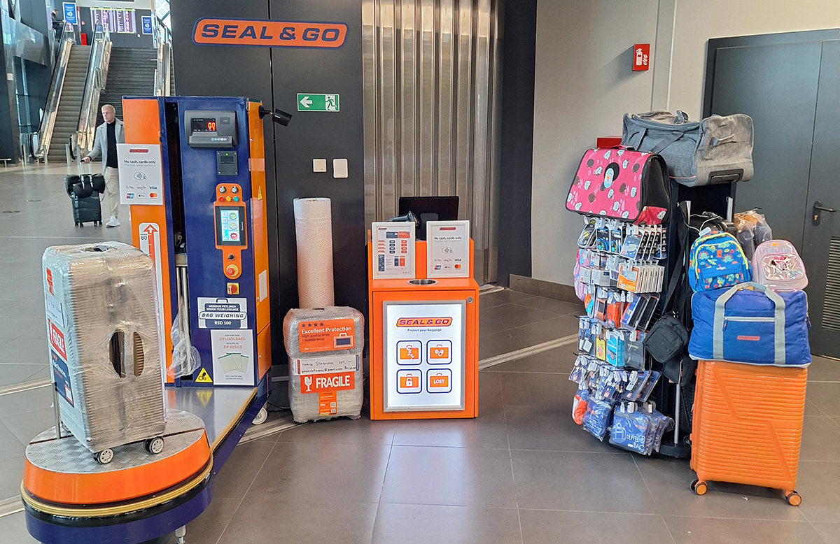 Seal & Go location Belgrade airport terminal 3