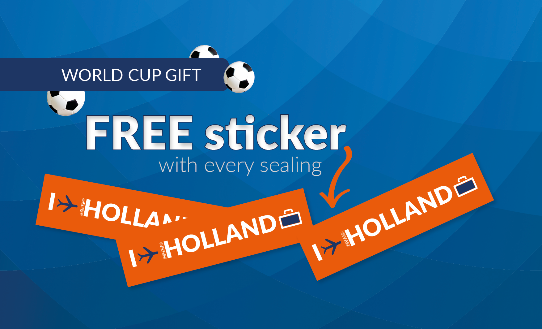 Free sticker Holland world cup
