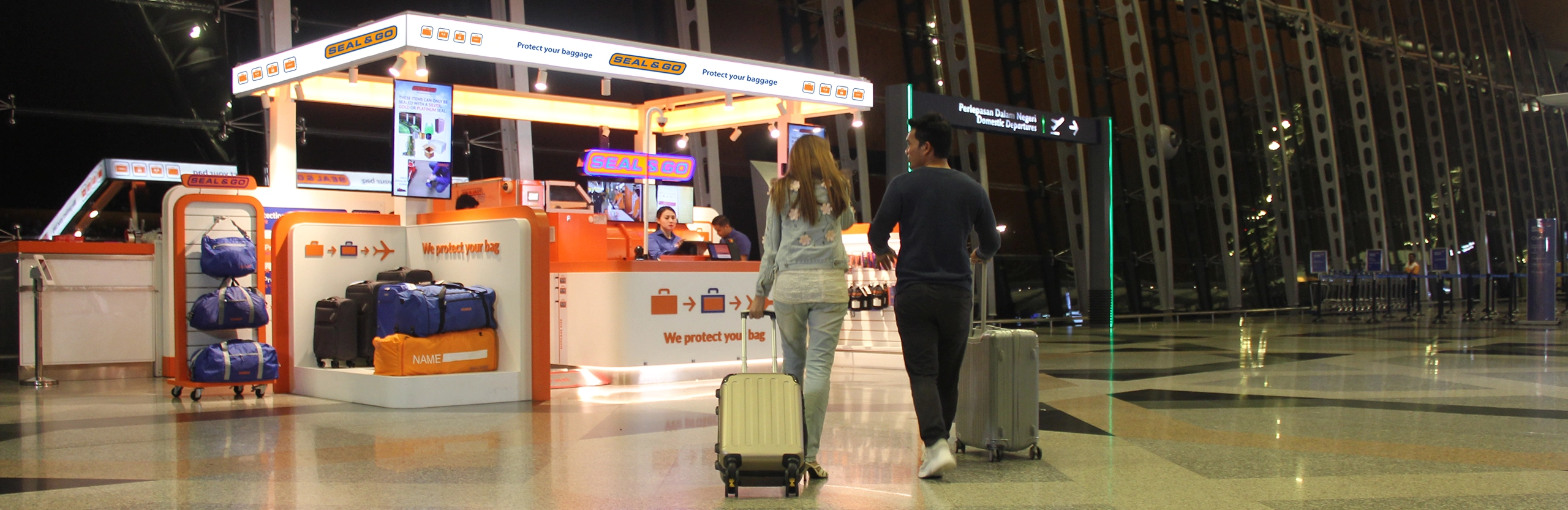 KLIA baggage sealing