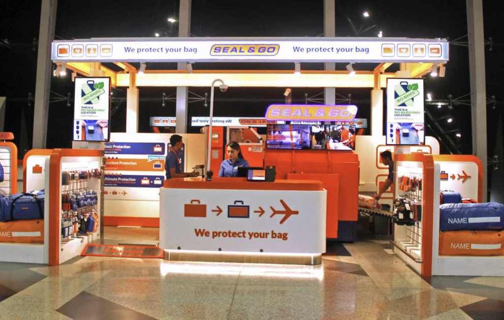 KLIA1 baggage wrapping SEAL & GO