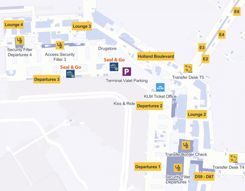 Airport Map AMS