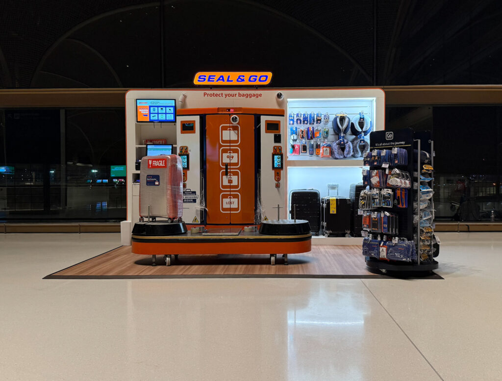 Luggage wrapping Techo International Airport